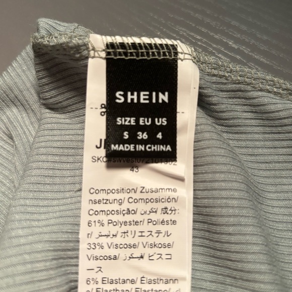 New SHEIN top size small! Super cute light sage! - Picture 3 of 3